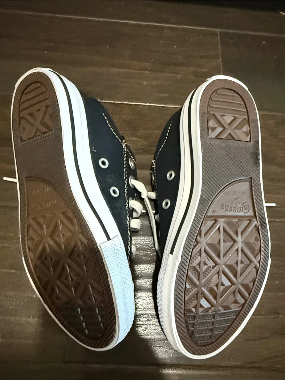 Converse Kids Black and White Low Top Sneakers
